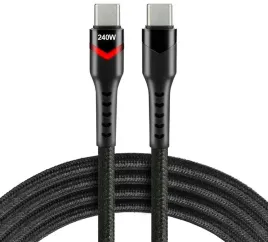 kabel-usb-c-usb-c-led-rgb-everactive-cbb-1pdrs-100cm-48v-5a-240w