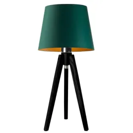 lampka-nocna-biurkowa-drewniana-zielona-lampa-z-abazurem-led-e27-modna