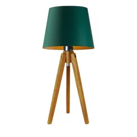 lampka-nocna-biurkowa-drewniana-zielona-lampa-z-abazurem-led-e27-modna