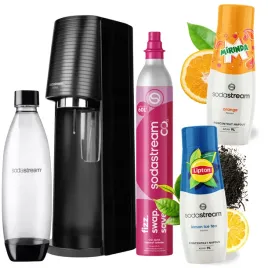 sodastream-terra-saturator-z-butelka-1l-oraz-syropy-lipton-i-mirinda