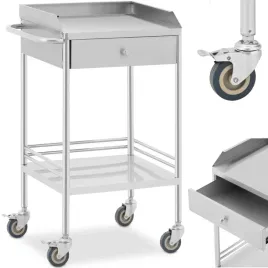 wozek-hotelowy-serwisowy-stal-2-polki-szuflada-62-x-82-x-46-cm