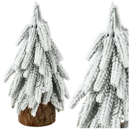 choinka-ozdobna-dekoracyjna-sztuczna-na-pniu-pokryta-sniegiem-30-x-10-cm