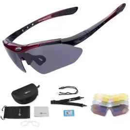 okulary-rowerowe-polaryzujace-10001-zestaw-czarno-czerwone