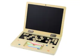 tablica-drewniana-laptop-kreda