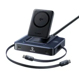 stacja-ladujaca-bezprzewodowa-6w1-ze-zwijanymi-kablami-usb-c-245w-czarna