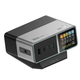 stacja-ladujaca-5w1-z-wyswietlaczem-cyfrowym-usb-a-usb-c-300w-srebrna