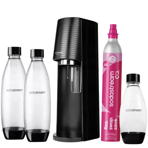 Saturator SodaStream TERRA do wody 2 Butelki 1L + Mała Butelka Szop 0,5L