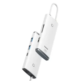 wielofunkcyjny-hub-lite-series-usb-c-2x-usb-pd-hdmi-sd-tf-bialy