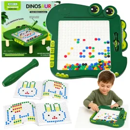 tablica-magnetyczna-edukacyjna-dinozaur-pad-ukladanka-zielona