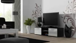 szafka-rtv-soho-140-czarny-bialy-polysk