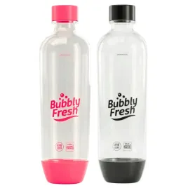 zestaw-butelek-bubblyfresh-1l-rozowa-i-czarna-do-saturatora-sodastream