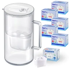 dzbanek-filtrujacy-szklany-aquaphor-glass-bialy-2-5l-6-filtrow-1-5