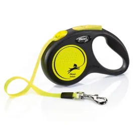 smycz-flexi-automatyczna-new-neon-s-tasma-5-m-dla-psa-do-15-kg-kolor-zol