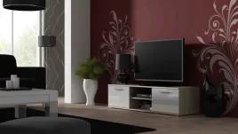 szafka-rtv-soho-140-dab-sonoma-bialy-polysk