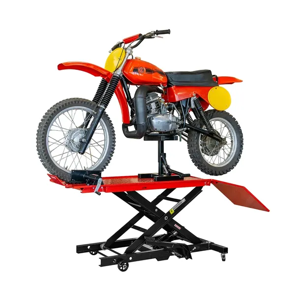 BIKETEC WARSZTATOWY HYDRAULICZNY PODNOŚNIK PLATFORMOWY 1350MM X 500MM DO 36