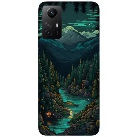 etui-case-do-xiaomi-redmi-note-12s-4g-krajobraz-wodospad-kwiaty-natura