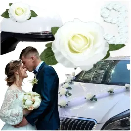 ozdoba-samochodowa-na-slub-wesele-kwiaty-dekoracja-slubna-na-auto-tiul