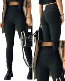 dopasowane-spodnie-damskie-elastyczne-legginsy-czarne-modelujace