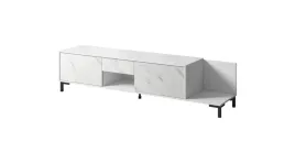 szafka-rtv-marmo-2d1s1k-195x40xh475-bialy-mat-marmur-bialy