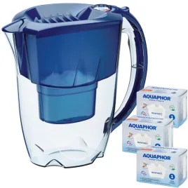 dzbanek-filtrujacy-aquaphor-amethyst-28-l-granatowy-z-3-wkladami-maxfor
