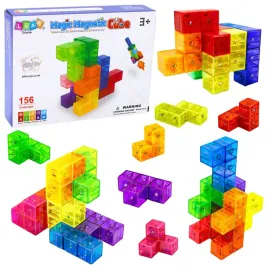 klocki-magnetyczne-ukladanka-magic-cube-156-kart-z-wyzwaniami-9-el