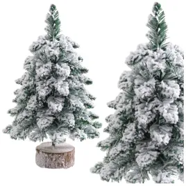 choinka-ozdobna-dekoracyjna-sztuczna-na-pniu-pokryta-sniegiem-60-x-16-cm