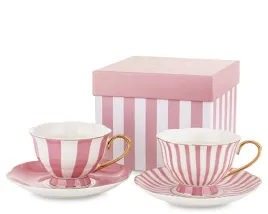 filizanka-ze-spodkiem-kpl-2-szt-porcelana-elegant-rozowybialyzloty