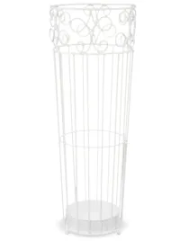 dekoracja-metalowa-parasolnik-bialy-55x20x20