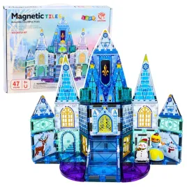 klocki-magnetyczne-konstrukcyjne-zamek-lodowej-ksiezniczki-niebieskie-47-el