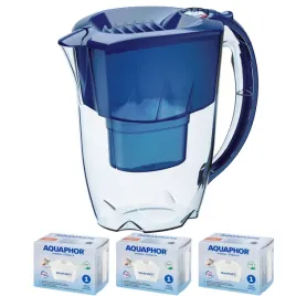 dzbanek-filtrujacy-aquaphor-amethyst-28-l-granatowy-z-3-wkladami-maxfor