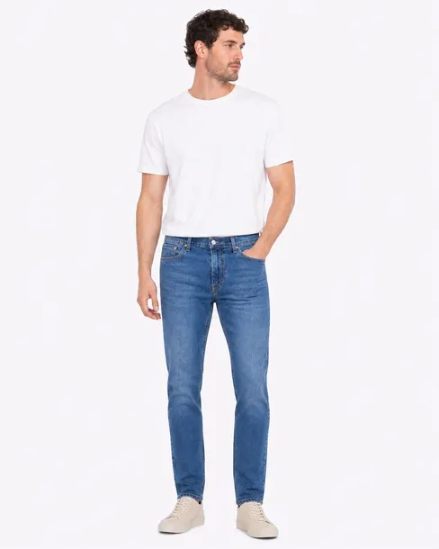 Spodnie Męskie Levi's Bawełna,Ciemnoniebieskie Jeansy niski stan 32/32