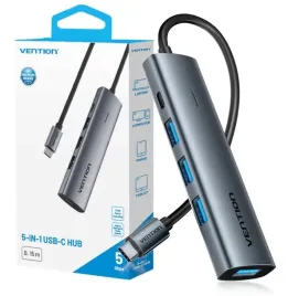 hub-5w1-usb-c-3-0-vention-0-15m
