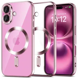 etui-pokrowiec-na-iphone-16-magflex-magsafe-przezroczyste-rozowe
