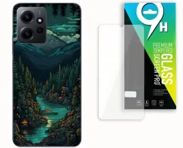 etui-do-xiaomi-redmi-note-12-4g-szklo-hartowane-krajobraz-wodospad