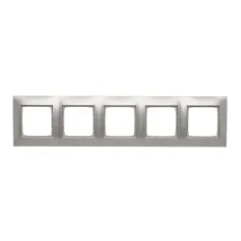 kontakt-simon-54-premium-ramka-5-krotna-srebrny-mat-dr5-43