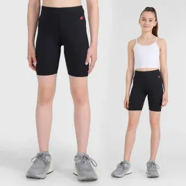 legginsy-dziewczece-4f-kolarki-szybkoschnace-spodenki-czarne-122-128