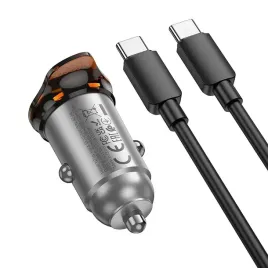 hoco-ladowarka-samochodowa-typ-c-kabel-typ-c-do-typ-c-pd-qc-30w-elegancka