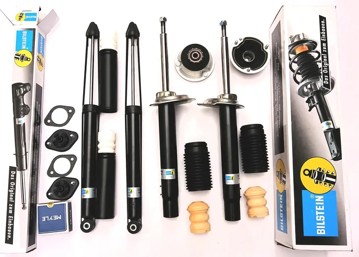 komplet BILSTEIN 4X AMORTYZATORY PODUSZKI PRZOD TYL 4szt BMW 3 E46