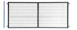 brama-170cm-czarna-panelowa-ral9005-dwuskrzydlowa-173cm