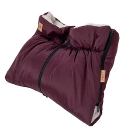 mufka-do-wozka-aspen-burgundy