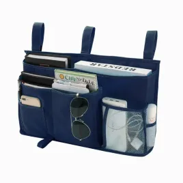 organizer-na-lozko-8-kieszeni-600d-wiszacy-na-rzep-granatowy