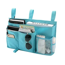 organizer-na-lozko-8-kieszeni-600d-wiszacy-na-rzep-jasnoniebieski