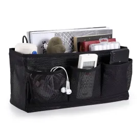 organizer-na-lozko-4-kieszenie-wiszacy-35-cm-czarny-metalowy-uchwyt