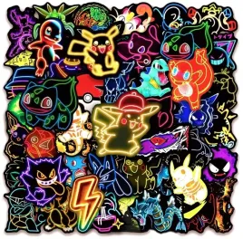 pokemon-pikachu-zestaw-50-szt-pikaczu-magikarp-neon-naklejki-motywacyjne