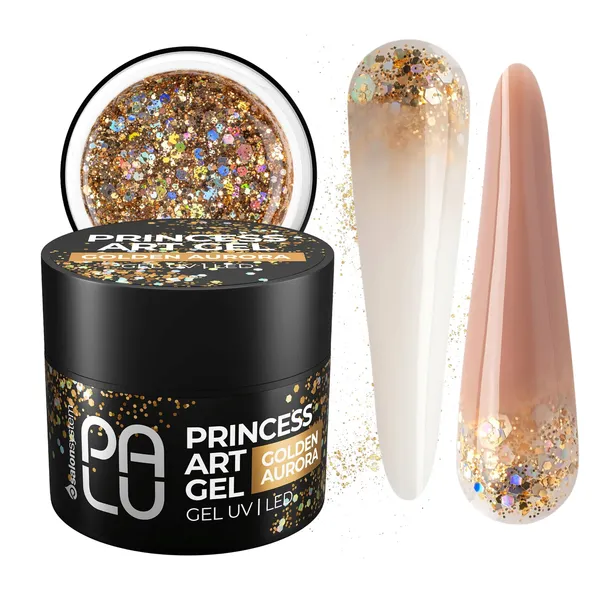 Palu Żel do Zdobień Princess Golden Aurora 10g