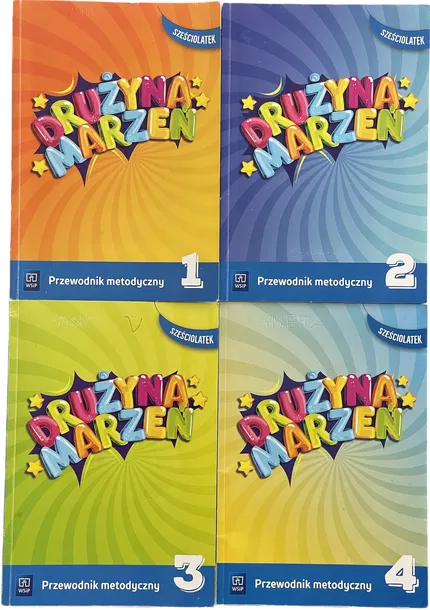 Drużyna marzeń sześciolatek przewodnik metodyczny 6 lat komplet STAN: UŻYWANY