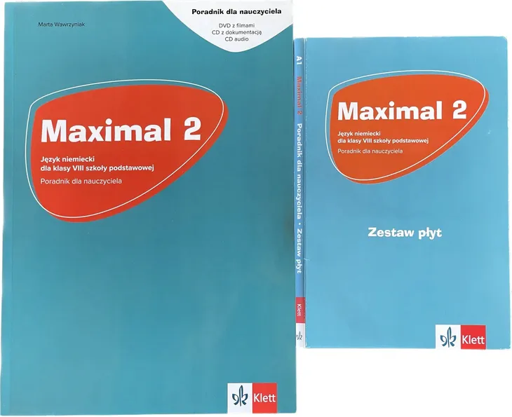 MAXIMAL 2 poradnik DLA nauczyciela cd TESTY klasa 8 STAN: UŻYWANY