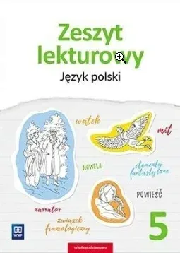 ZESZYT LEKTUROWY WSIP KLASA 5 szkoła podstawowa nowe czyste OUTLET STAN: JAK NOWE