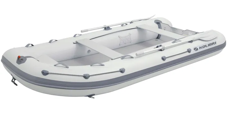 PONTON ŁÓDŹ KOLIBRI KM-360DXL ALUMINIUM Popiel