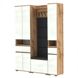 garderoba-150x30cm-szafka-na-buty-dab-wotan-bialy